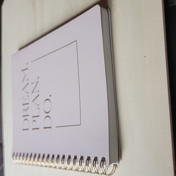 Brand New Fringe "Dream, Plan, Do." Soft Pebbles Spirl Notebook - Picture 4 of 11
